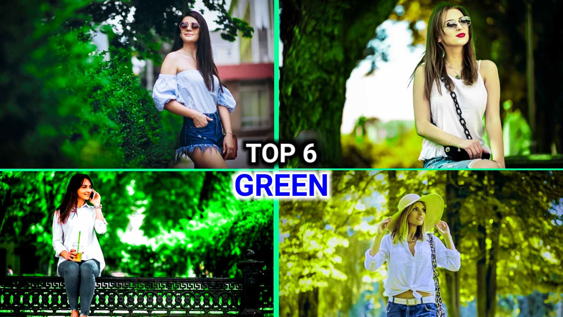 Top 6 Green lightroom presets free download.