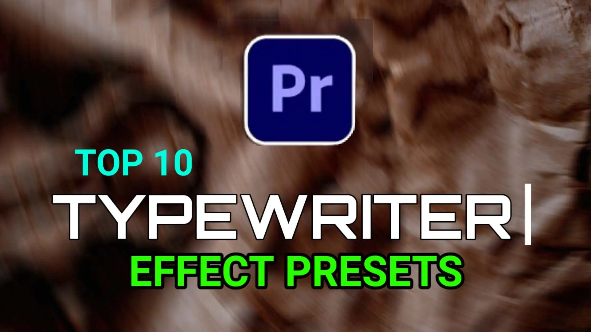 Typewriter Effect Premiere Pro Presets Free Download